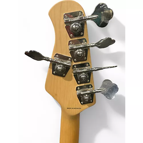 Used Sterling by Music Man stingray 5 Crimson Red Trans Electric Bass Guitar Crimson Red Trans