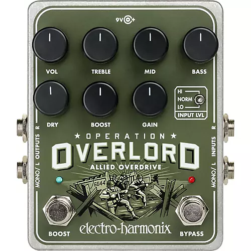 Electro-Harmonix Operation Overlord Overdrive Pedal