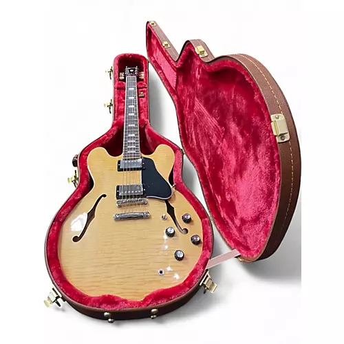 Used Gibson ES335 Figured Top Natural Hollow Body Electric Guitar Natural