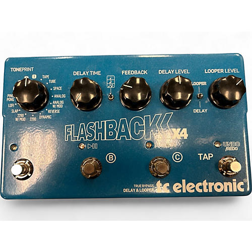 Used TC Electronic Flashback X4 Delay And Looper Effect Pedal