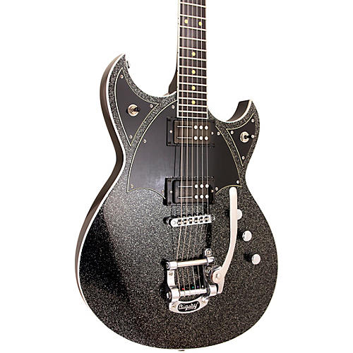 Reverend Reeves Gabrels Spacehawk Electric Guitar Black Sparkle