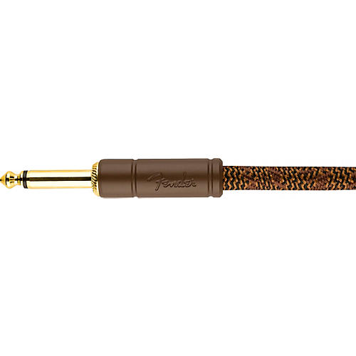 Fender Paramount Acoustic Straight to Straight Instrument Cable 18.6 ft. Brown