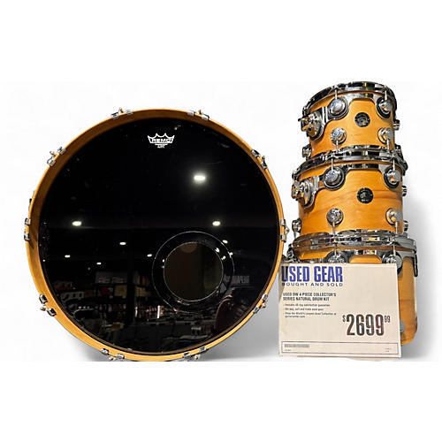 Used DW 4 piece Collector's Series Natural Drum Kit Natural