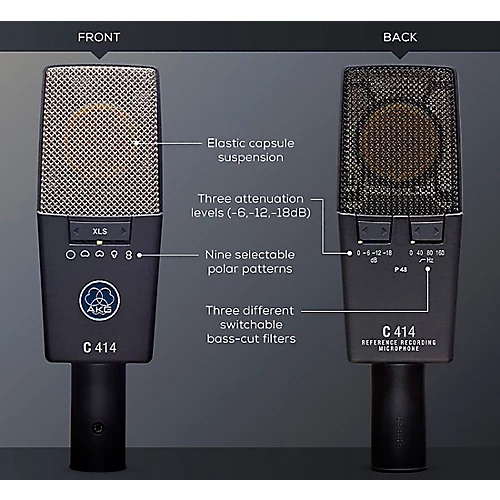 AKG C414 XLS/ST Stereo Set Condenser Microphones