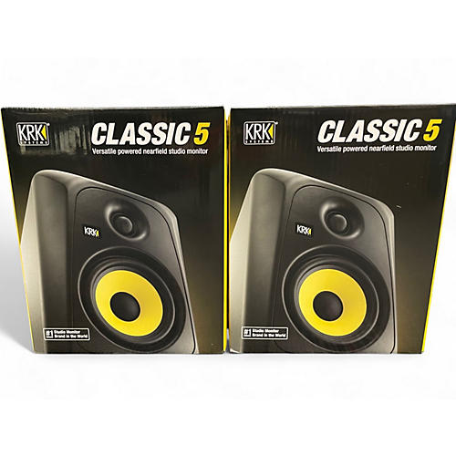Used KRK CLASSIC 5 (PAIR) Powered Monitor