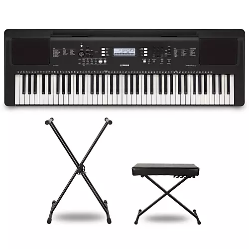 Yamaha PSR-EW310 Portable Keyboard With Power Adapter Essentials Package