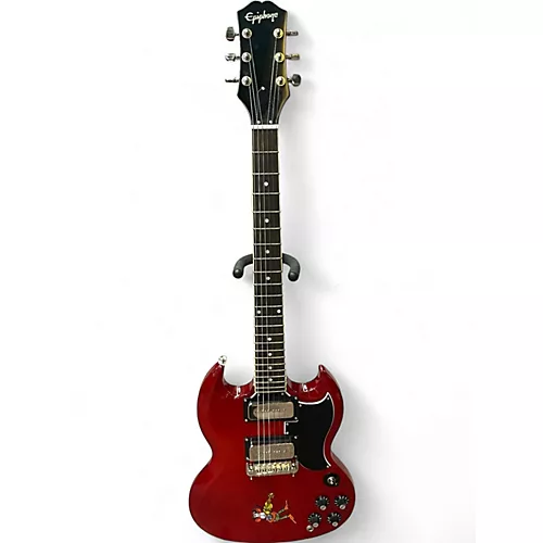 Used Epiphone Tony Iommi SG Custom Cherry Solid Body Electric Guitar Cherry
