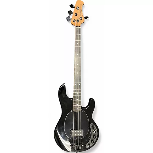 Used Sterling by Music Man DarkRay Black Electric Bass Guitar Black
