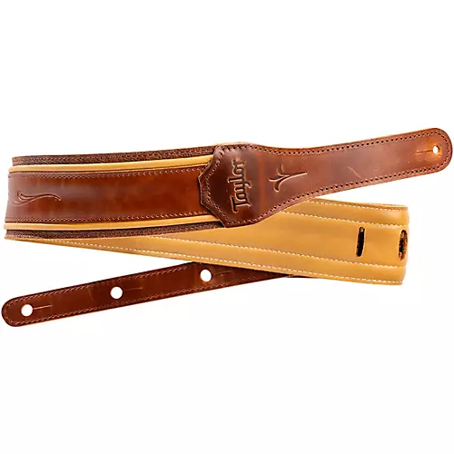 Taylor Spring Vine Leather Guitar Strap Brown 2.5 in.