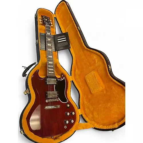 Used Gibson 61 Les Paul SG Standard Cherry Solid Body Electric Guitar Cherry