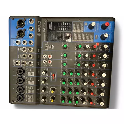 Used Yamaha MG10XU 10 Channel Mixer with Effects Unpowered Mixer
