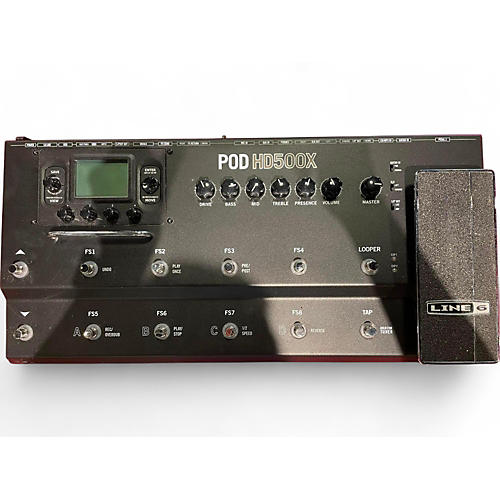 Used Line 6 Pod HD500X Amp Modeler Effect Processor