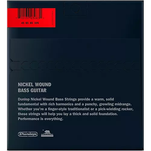 Dunlop DBN45105XL Bass-NKL 45/105 Extra-Long Scale 4-String Set