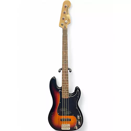 Used 2022 Squier Precision Bass 3 Tone Sunburst Electric Bass Guitar 3 Tone Sunburst