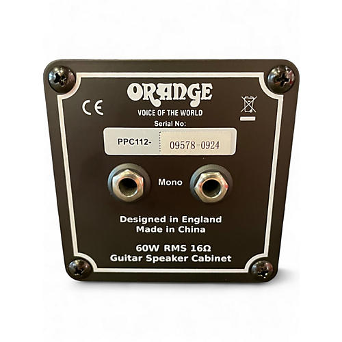 Used Orange Amplifiers PPC112C 1x12 Guitar Cabinet