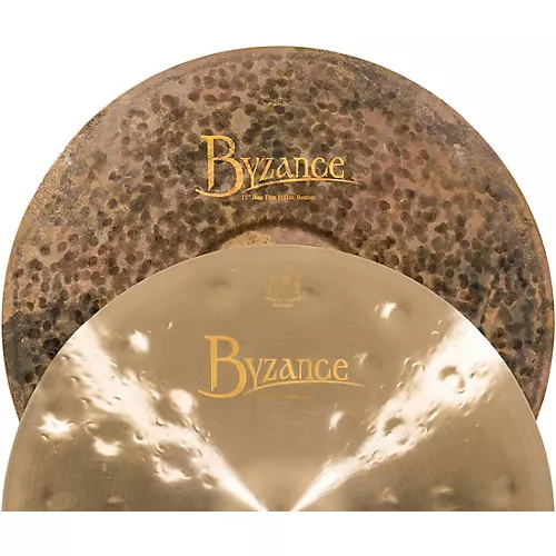 MEINL Byzance Jazz Thin Traditional Hi-Hat Cymbals Pair