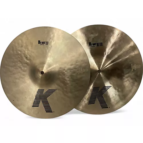 Used Zildjian 14in K Hi Hat Pair Cymbal 33