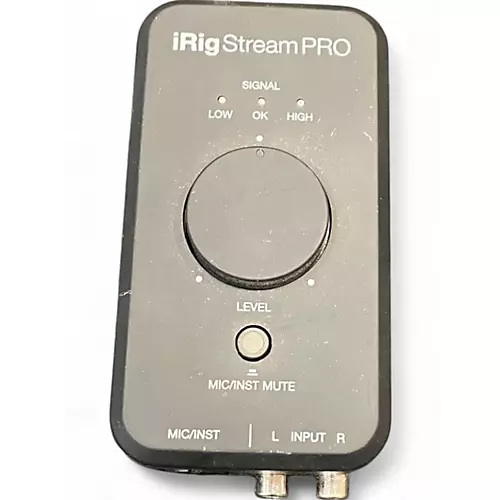 Used IK Multimedia iRig stream pro