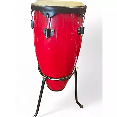 Used LP 11in Cosmic Percussion Conga Red Drum Red 29
