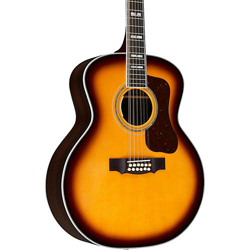 Guild F-512E Jumbo Acoustic-Electric Guitar Antique Burst