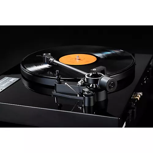 Dual Turntables CS618 Direct Drive Turntable with Auto Stop, Lift featuring an Ortofon Blue Cartridge Gloss Black