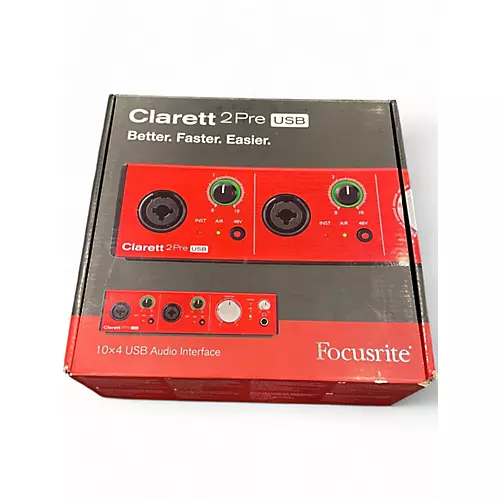 Used Focusrite Clarett 2Pre Audio Interface