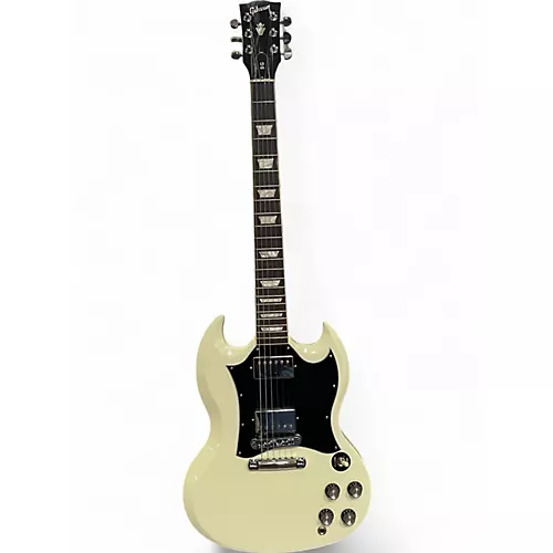 Used 2024 Gibson SG White Solid Body Electric Guitar White