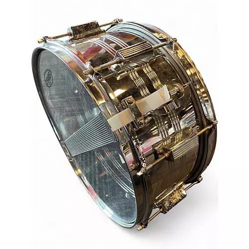 Used TAMA 14X5 Rockstar Series Snare Silver Drum Silver 210