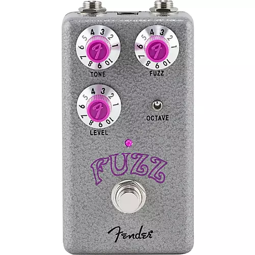 Fender Hammertone Fuzz Effects Pedal Gray and Purple