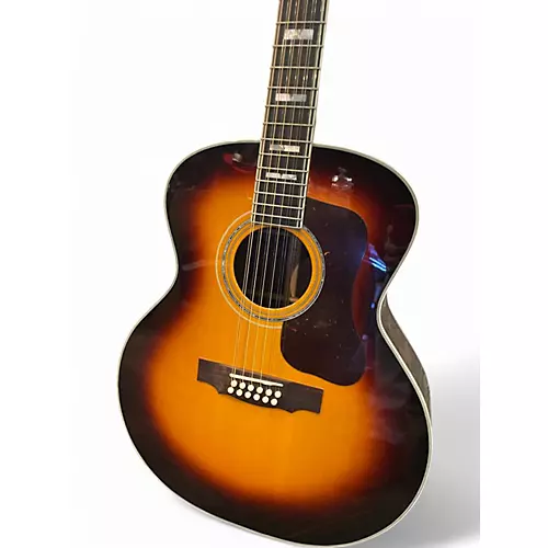 Used Guild F512 Tobacco Burst 12 String Acoustic Guitar Tobacco Burst