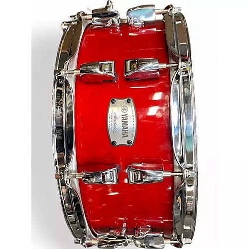 Used Yamaha 14X6 Absolute Snare Red Drum Red 212