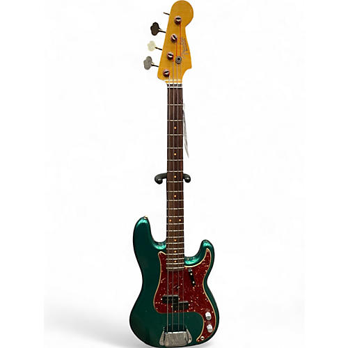 Used Fender Custom Shop Precision Bass  british racing green Electric Bass Guitar british racing green