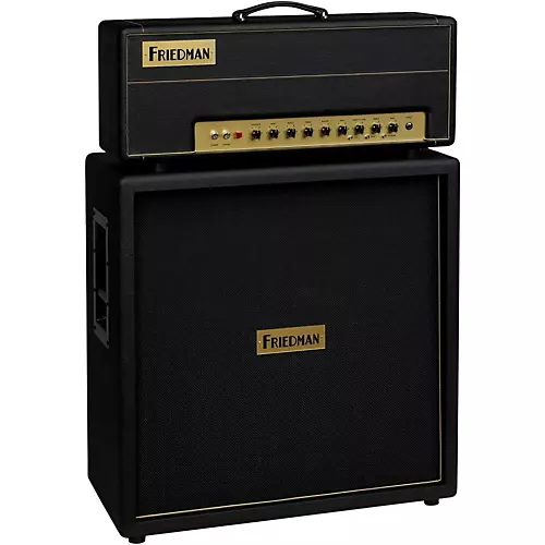 Friedman 4x12 Guitar Cabinet With Celestion Vintage 30s & Greenbacks Black