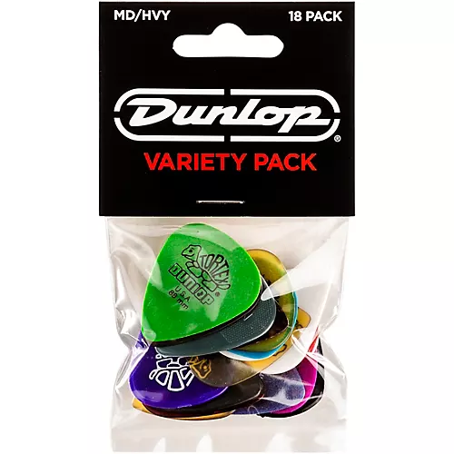 Dunlop Pick Variety Pack 18/PLYPK Medium/Heavy