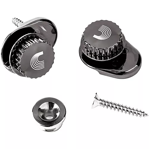D'Addario Universal Strap Lock System Nickel Finish