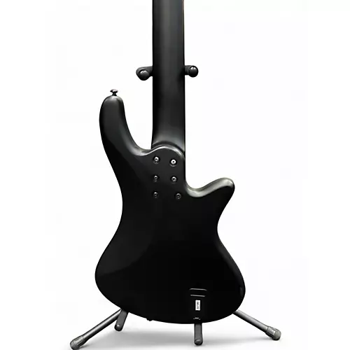 Used Schecter Guitar Research STILETTO STEALTH 5 Black Electric Bass Guitar Black
