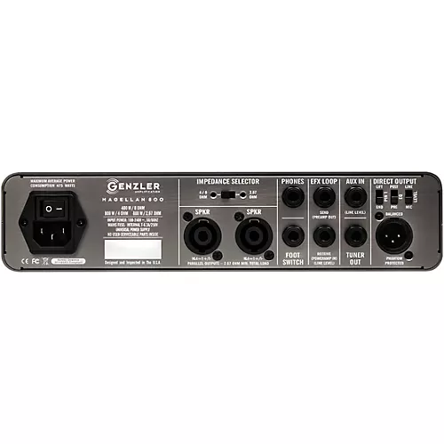 GENZLER AMPLIFICATION MG-800 Magellan 800W Bass Amp Head
