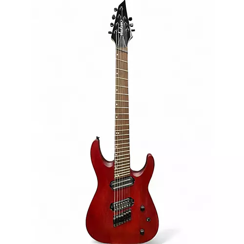 Used Jackson DKAF7 Trans Red Solid Body Electric Guitar Trans Red