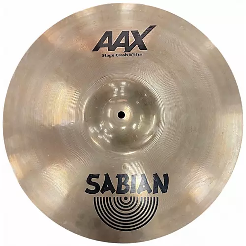 Used SABIAN 18in AAX Stage Crash Cymbal 38