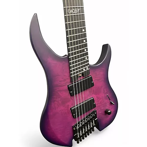 Used Lagator Ghost Black Solid Body Electric Guitar Black