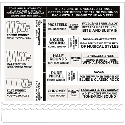 D'Addario ECB80 XL Chromes Flat Wound Bass Strings