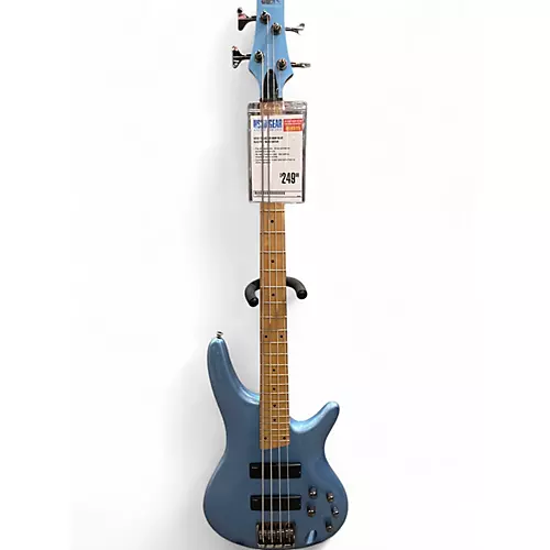 Used Ibanez SR300M Blue Electric Bass Guitar Blue