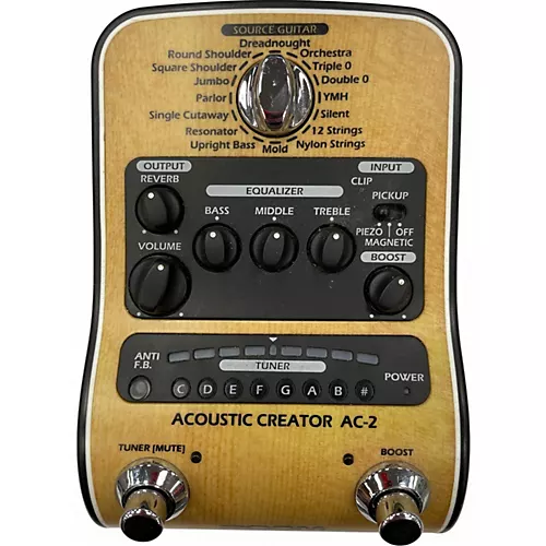 Used Zoom AC-2 Acoustic Creator Effect Processor