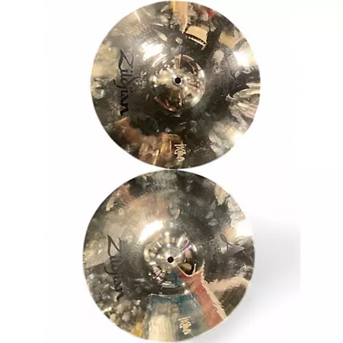 Used Zildjian 14in A Custom Hi Hat Pair Cymbal 33