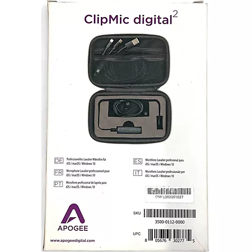 Used Apogee ClipMic Digital 2