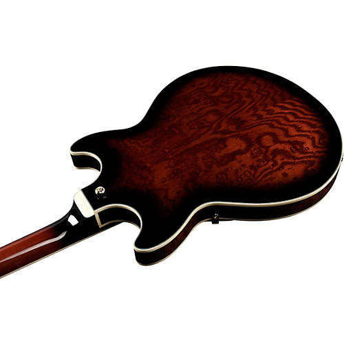 Ibanez AM153QA Artstar Series Electric Guitar Dark Brown Sunburst