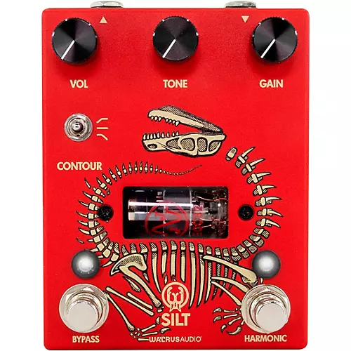 Walrus Audio Silt Harmonic Tube Fuzz Effects Pedal Red