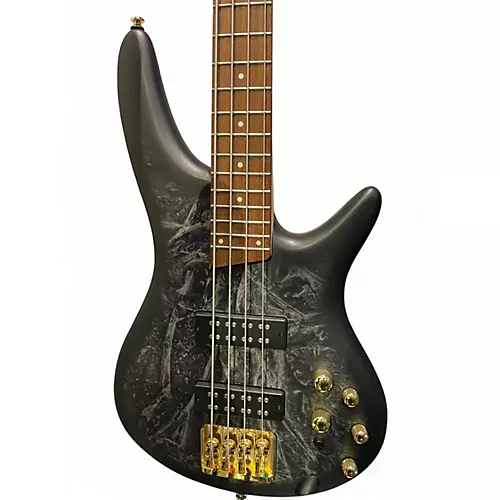 Used Ibanez SR300EDX Black Electric Bass Guitar Black