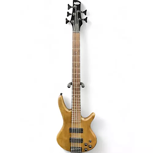 Used Ibanez GSR205 5 String Walnut Electric Bass Guitar Walnut