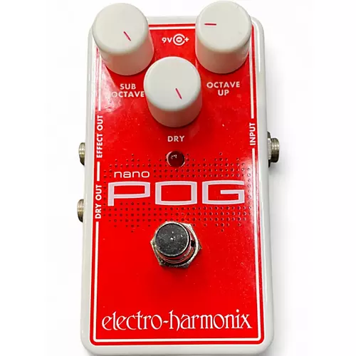 Used Electro-Harmonix Nano POG Polyphonic Octave Generator Effect Pedal